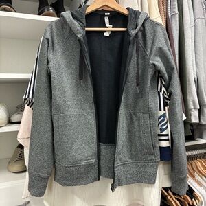 Lululemon Gray Zip-Up Hoodie